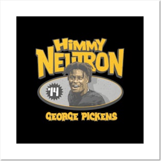 George Pickens Pittsburgh Himmy Neutron Posters and Art